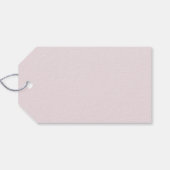 Elegant De Perfecte Mix Roze Strik Bruidsuitnodigi Cadeaulabel (Achterkant Horizontaal)