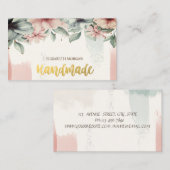 Elegant de Slag van de Borstel van de Waterverf, B Visitekaartje (Voorkant / Achterkant)