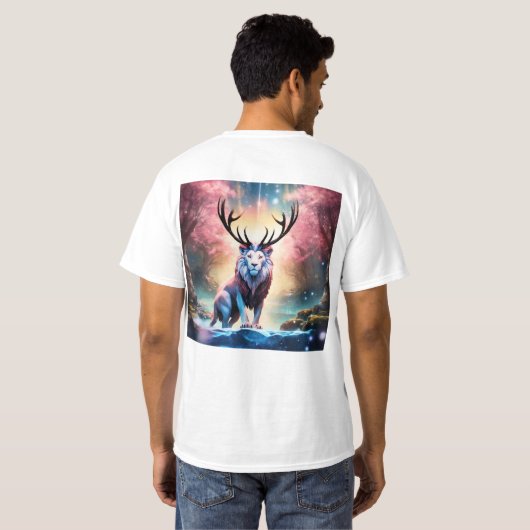 Elegant dearlion Design T-Shirt voor Natuur Enthus (Achterkant volledig)