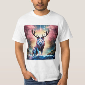 Elegant dearlion Design T-Shirt voor Natuur Enthus