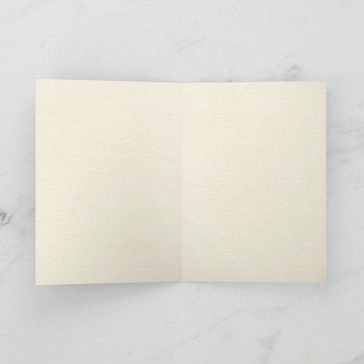 Elegant Deckle Edge Folded Paper Wedding (Binnen)