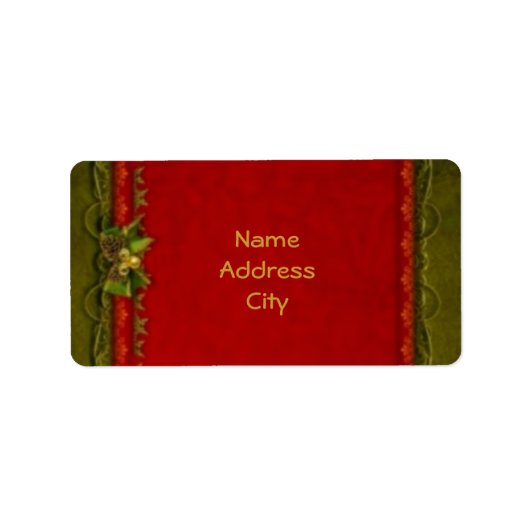 Elegant Deco Etiket (Voorkant)