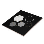 Elegant deco kunst moderne, klassieke geometrische tegeltje (Zijkant)