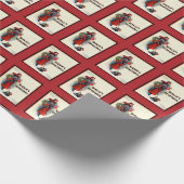 Elegant Deco Lady met Scottie , Schotse Terrier Cadeaupapier (Hoek)