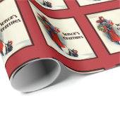 Elegant Deco Lady met Scottie , Schotse Terrier Cadeaupapier (Rol Hoek)