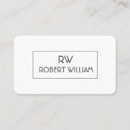 Elegant deco Style Pixel minimalistisch Profession Visitekaartje