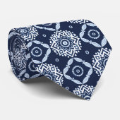 Elegant  decoratief bloemenpatroon stropdas (Opgerold)