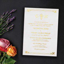 Elegant decoratief kruismonogram traditioneel