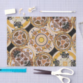 Elegant decoratief kunstgremium euveau Gold Brown Tissuepapier (Craft)