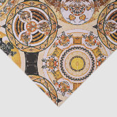 Elegant decoratief kunstgremium euveau Gold Brown Tissuepapier (Detail)