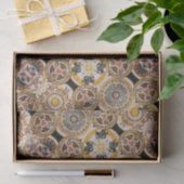Elegant decoratief kunstgremium euveau Gold Brown Tissuepapier (Geschenk)
