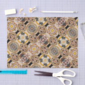 Elegant decoratief kunstgremium euveau Gold Brown Tissuepapier (Craft)