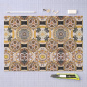 Elegant decoratief kunstgremium euveau Gold Brown  Tissuepapier (Craft)