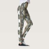 Elegant decoratief patroon leggings (Rechts)
