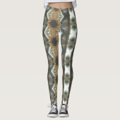 Elegant decoratief patroon leggings (Voorkant)