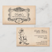 Elegant  Decoration Mode Boutique Visitekaartje (Voorkant / Achterkant)