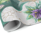 Elegant Decorative Mardi Gras Cadeaupapier (Rol Hoek)