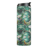 Elegant Decorative Mardi Gras Thermosbeker (Gedraaid links)