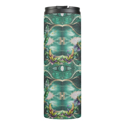 Elegant Decorative Mardi Gras Thermosbeker (Achterkant)