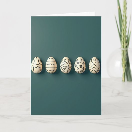 Elegant Decorative Shapes Card Kaart (Voorkant)