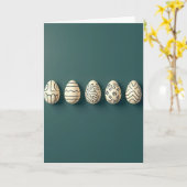 Elegant Decorative Shapes Card Kaart (Gele Bloem)