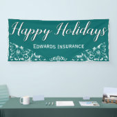 Elegant decorative White Border Holiday Banner (Beurs)