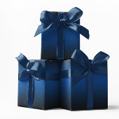 Elegant Deep Blue en Black Ombre Cadeaupapier