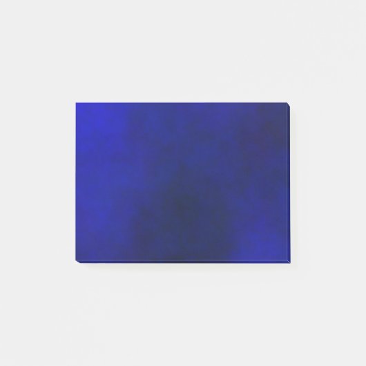 Elegant Deep Blue Gradient Plasma Post-it® Notes (Voorkant)