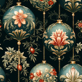 Elegant deep red & gold luxury baubles throw gift fleece deken