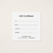 Elegant Deep Red White Beauty Salon Vierkante Visitekaartjes (Achterkant)