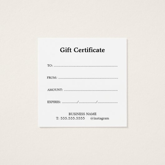 Elegant Deep Red White Beauty Salon Vierkante Visitekaartjes (Achterkant)