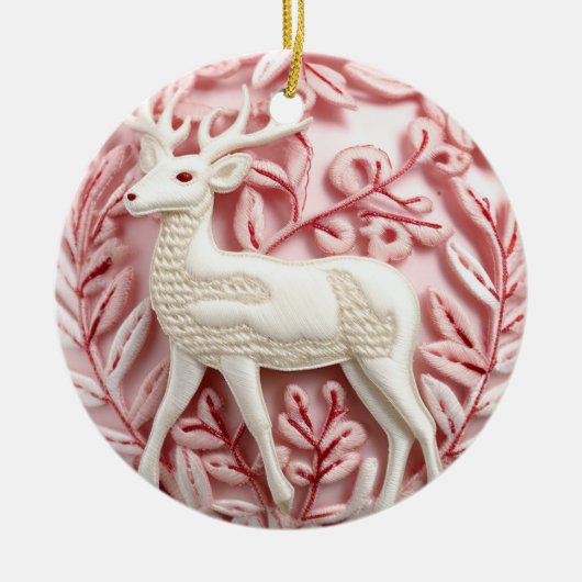 Elegant Deer Ornament (Voorkant)