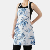 Elegant Delft Blue and White Floral Schort (Insitu)