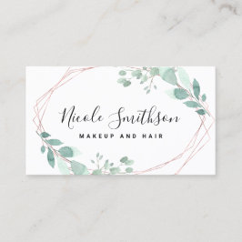 Elegant delicaat groen lijst visitekaartje