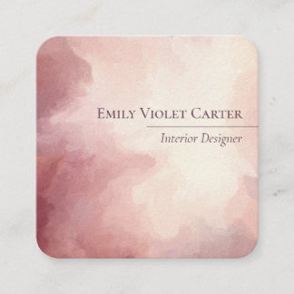 Elegant delicaat vrouwelijk Visitekaartje