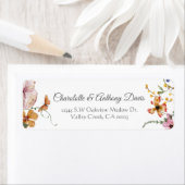 Elegant Delicate Floral Secret Garden Wedding Etiket (Insitu)