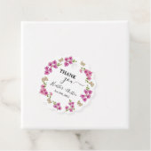 Elegant Delicate Purple Orchids Bohemian Botanical Bedankjes Labels (In situ)