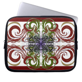 Elegant demaspatroon laptop sleeve