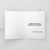 Elegant dennenboompatroon | Rustic Forest Kaart (Binnen)