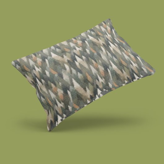 Elegant dennenboompatroon | rustiek bos kussensloop