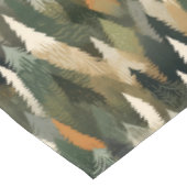 Elegant dennenboompatroon | rustiek bos tafelkleed (Gekanteld)