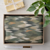 Elegant dennenboompatroon | rustiek bos tissuepapier (Geschenk)