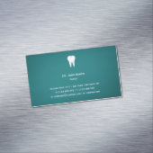 Elegant Dental Aqua Visitekaartje Magnetisch Visitekaartje (Voorbeeld)