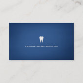 Elegant Dental | Blauw Visitekaartje (Achterkant)