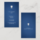 Elegant Dental | Blauw Visitekaartje (Voorkant / Achterkant)