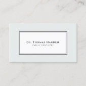 Elegant Dentist Kantoor Appointinder Afsprakenkaartje (Voorkant)