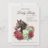 Elegant Derby Feest Kaart (Voorkant)