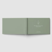 Elegant Desert | Cactus Green Wedding Gastenboek (Volledig)