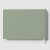 Elegant Desert | Cactus Green Wedding Gastenboek (Achterkant)