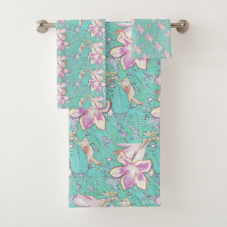 Elegant Desert Roos Adenium Summer Oasis Beach Fun Bad Handdoek